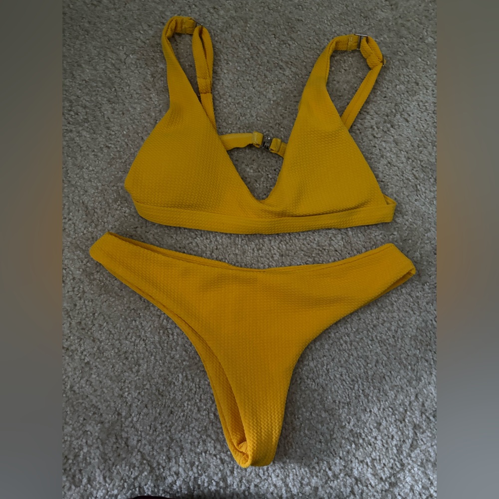 Zaful Yellow Bikini